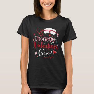 Camiseta Oncología Valentines Crew Cute Día de San Valentín