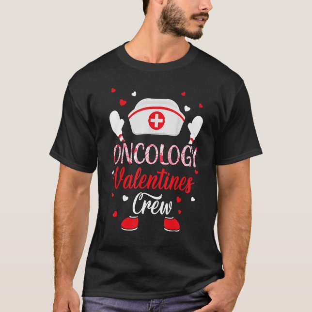 Camiseta Oncología Valentines Tee Nurse Crew Family Group N (Anverso)