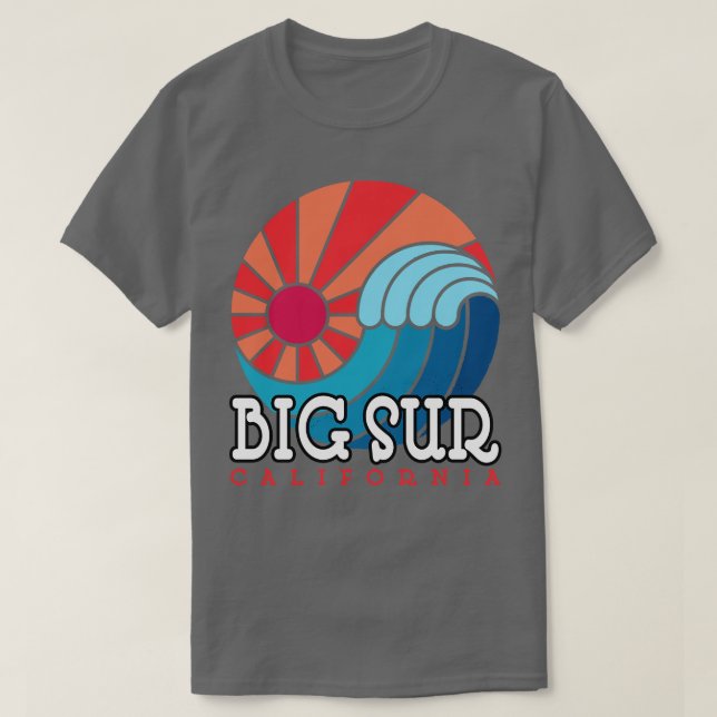 Camiseta Onda Big Sur California (Diseño del anverso)