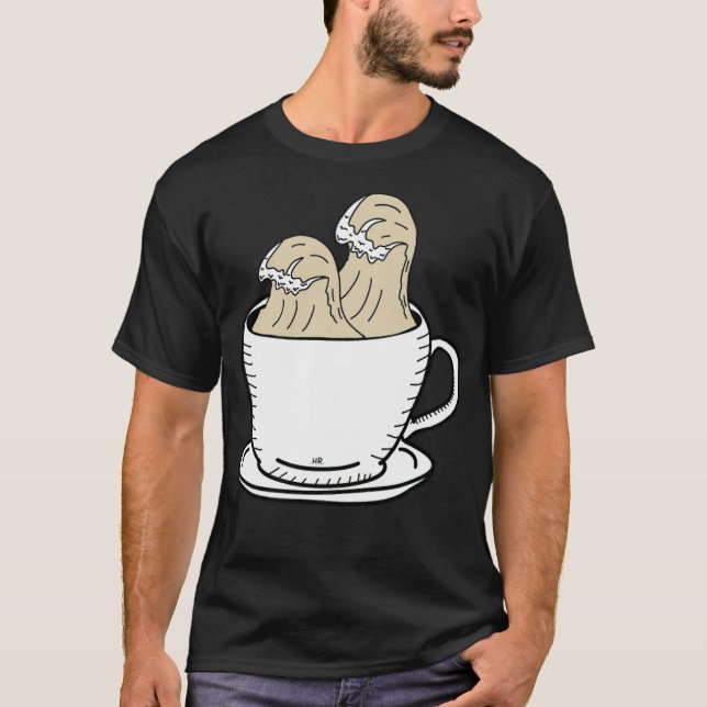 Camiseta Onda café drinker espresso (Anverso)