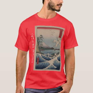 Camiseta Onda de Fuji de los diseños de Musashi