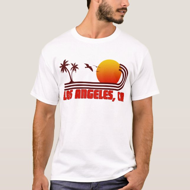 Camiseta Onda de Los Ángeles, California (Anverso)