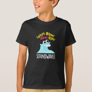 Camiseta Onda de sonido Funny Ocean Pun Dark BG