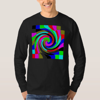 Camiseta onda del arco iris