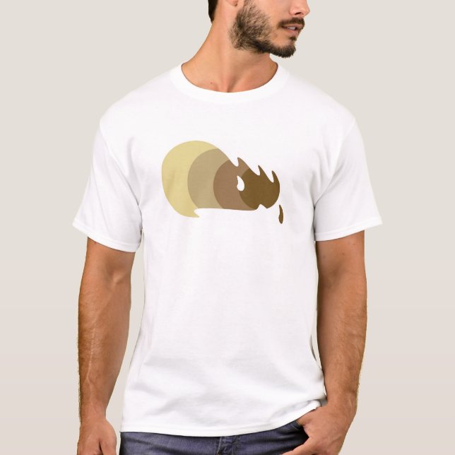 Camiseta Onda del café (Anverso)