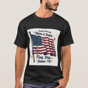 Camiseta Onda orgullosamente - Tee de tributo por el Día de