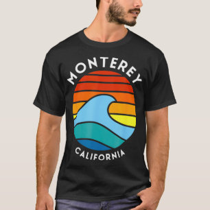Camiseta Onda retro de Monterey California