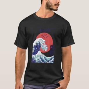 Camiseta Onda retro Kanagawa de Naha City Japón