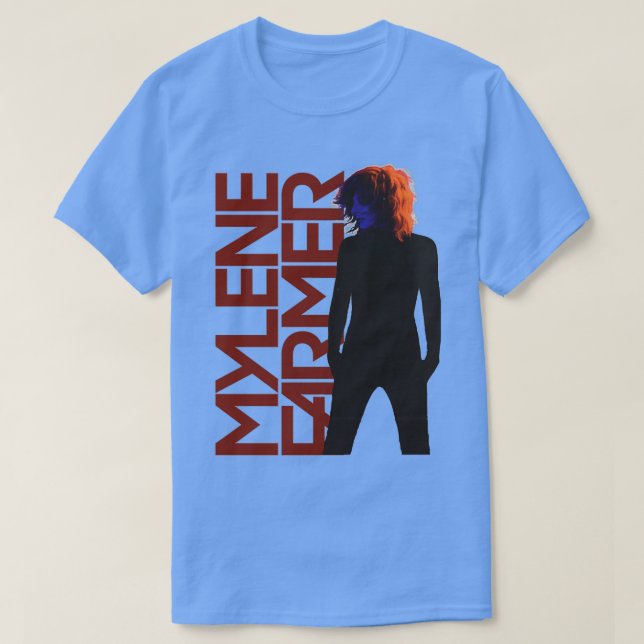 Camiseta Onda retro retro de Mylene Farmer (Diseño del anverso)