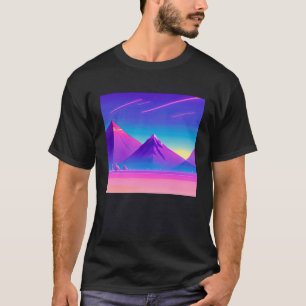 Camiseta Onda sintética outrun retrowave futuresynth cienci