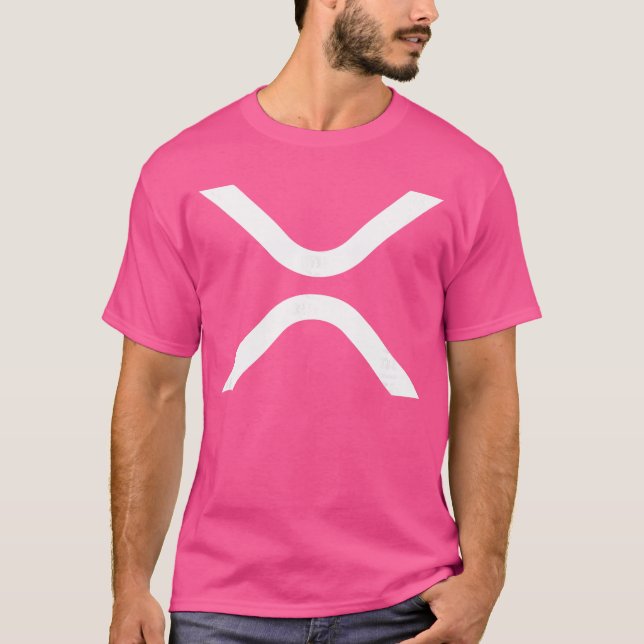 Camiseta Onda XRP Moneda Luna XRP Ejército Cripto Moneda (Anverso)