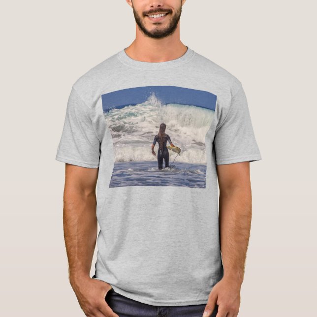 Camiseta Ondas Chica surfer (Anverso)