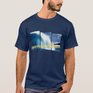 Camiseta Ondas de la tubería que practican surf el gráfic