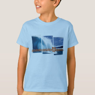 Camiseta Ondas de la tubería que practican surf el gráfico