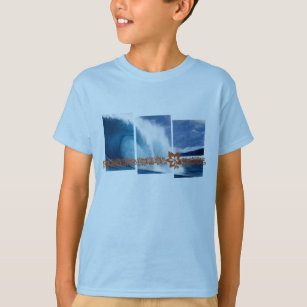 Camiseta Ondas de la tubería que practican surf el gráfico