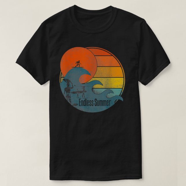 Camiseta Ondas de verano interminables (Diseño del anverso)
