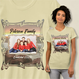 Camiseta Ondas familiares y rocas 0893