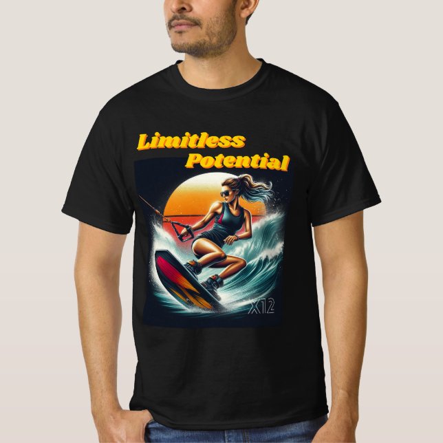 Camiseta Ondas infinitas (Anverso)