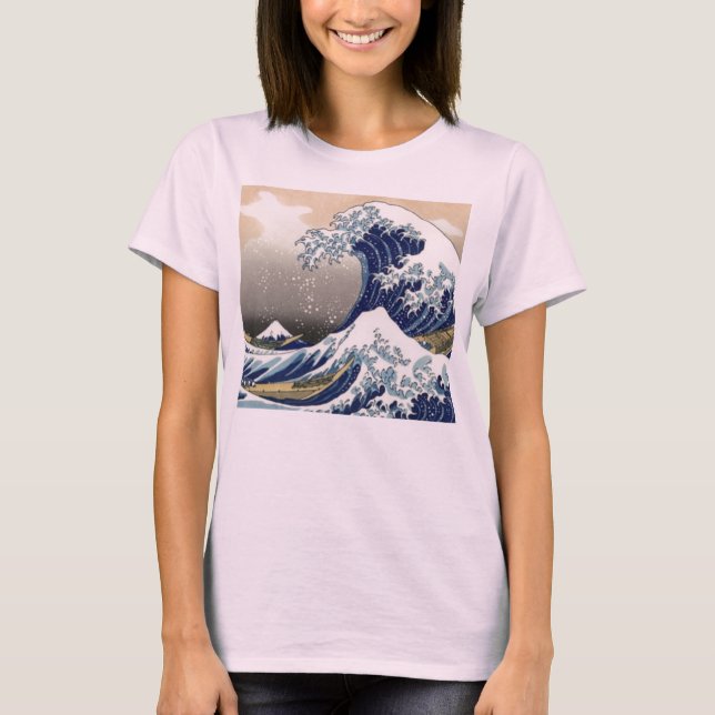 Camiseta Ondas japonesas (Anverso)