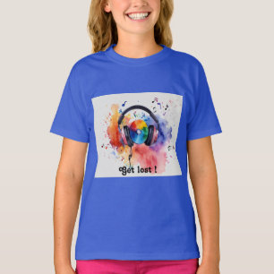 Camiseta "Ondas melódicas: Tee musical acuático infantil"