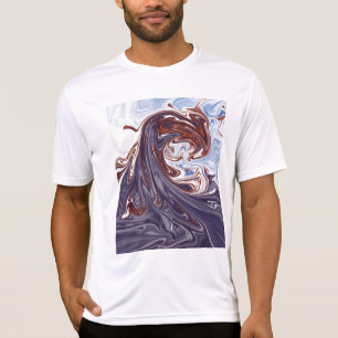Camiseta ondas monstruosas   Mejor pintura abstracta