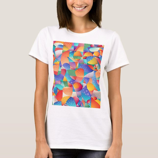 Camiseta Ondas oceánicas al atardecer (Anverso)