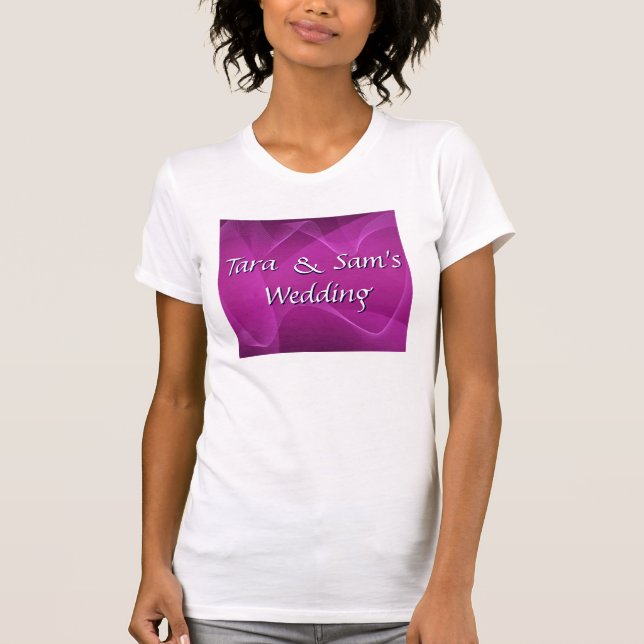 Camiseta Ondas púrpuras (Anverso)