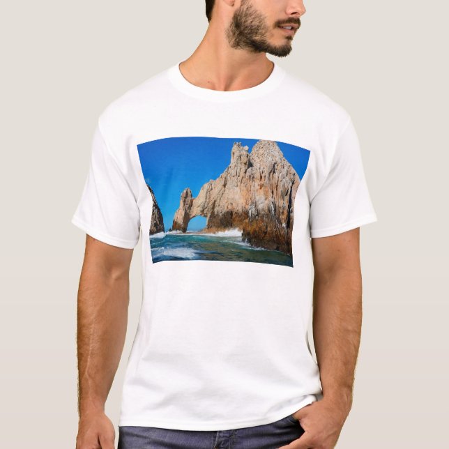 Camiseta Ondas que salpican en la playa (Anverso)