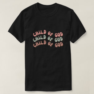 Camiseta Ondas retro de niño de Dios
