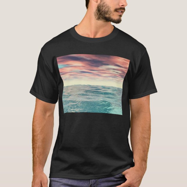 Camiseta Ondas turquesas (Anverso)