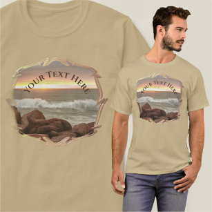 Camiseta Ondas y Boulders 0893