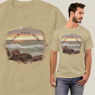 Camiseta Ondas y Boulders 0893