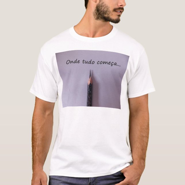 Camiseta Onde tudo começa (Anverso)