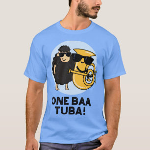 Camiseta One Baa Tuba Funny Music Sheep 1