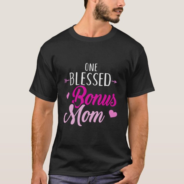 Camiseta One Blessed Bonus Mom (Anverso)