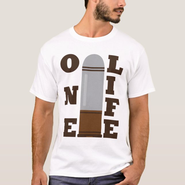 Camiseta One Bullet Killed One Life with family (Anverso)