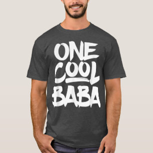 Camiseta One Cool Baba Grandfather Dad Gift Tee