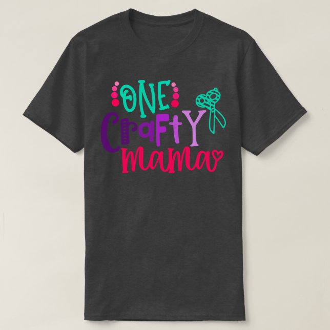 Camiseta One Crafty Mama (Diseño del anverso)