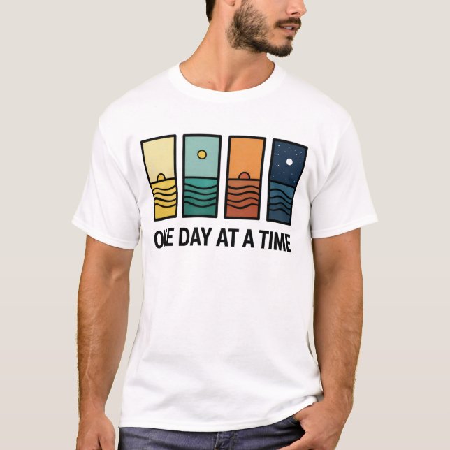 Camiseta One Day At a Time Mental Health Reminder (Anverso)