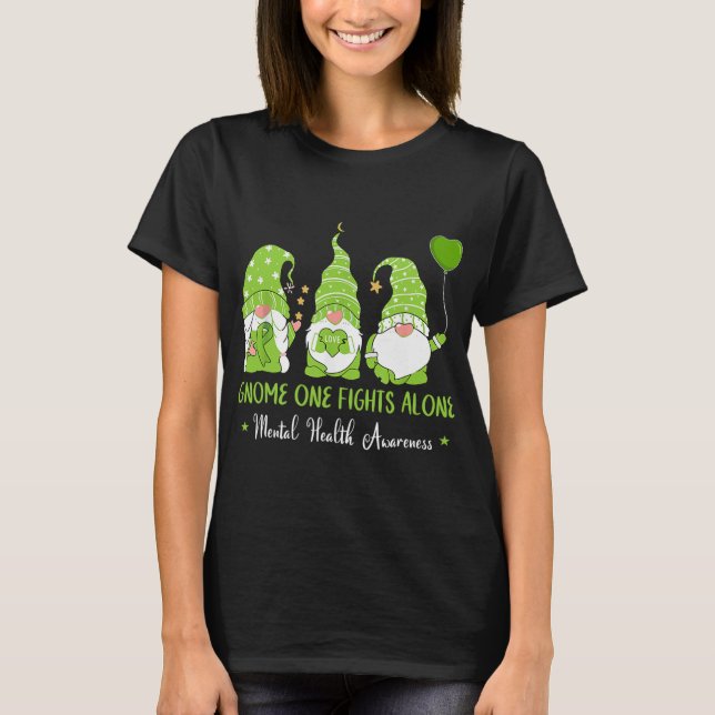 Camiseta One Fira Sola Cinta Verde Awaren de Salud Mental (Anverso)