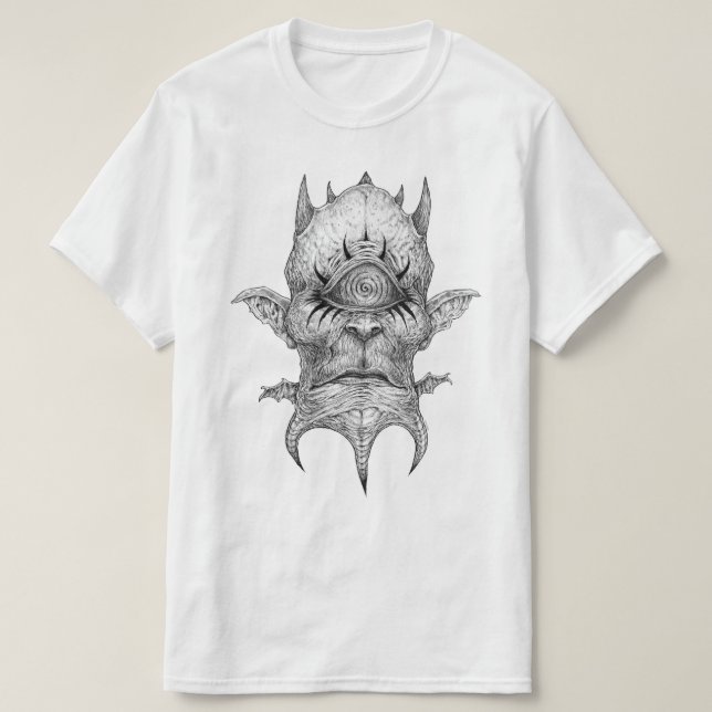 Camiseta one god, one vision - bw (Diseño del anverso)