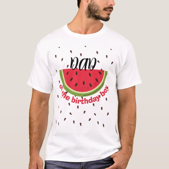 Camiseta One in a Melon 1st Birthday Party (Anverso)