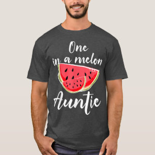 Camiseta One In A Melon Auntie Waterlemon Summer Vacation A