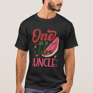 Camiseta One In A Melon Uncle Watermelon Family Bday Py