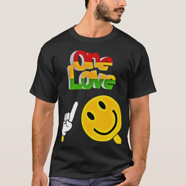 Camiseta "One Love-2" (Anverso)