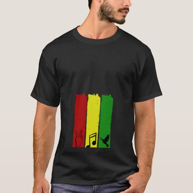 Camiseta One Love Reggae Music (Anverso)