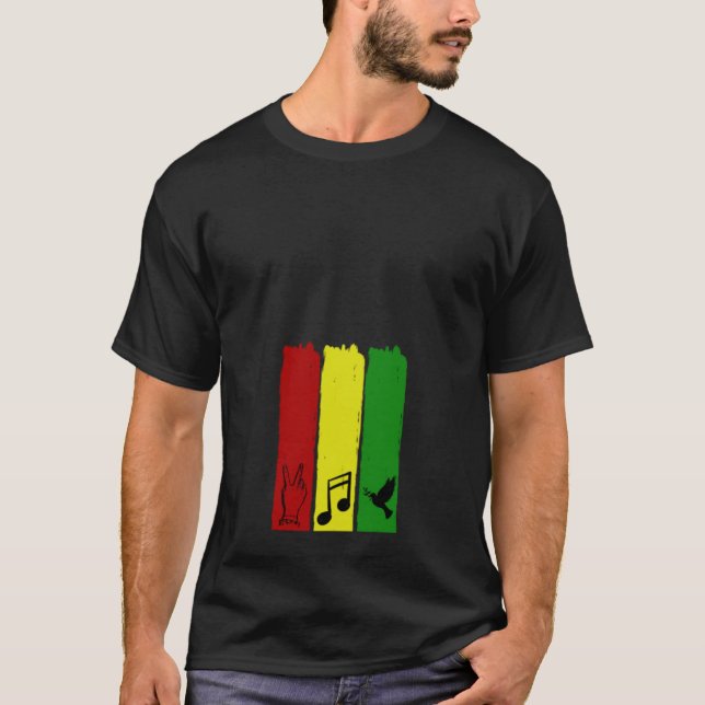 Camiseta One Love Reggae Music (Anverso)