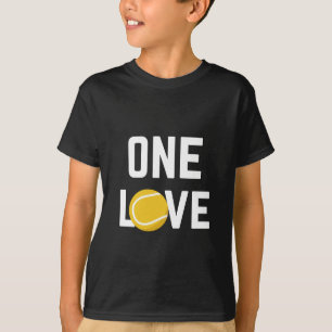 Camiseta One Love Tennis Balls Jugador Coach Sport Passion