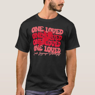 Camiseta One Loved Speech Language Pathologist Cupid Valent