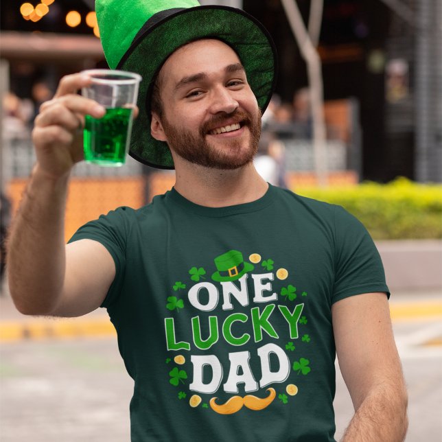 Camiseta One Lucky Dad - Festive St. Patrick's Day for Luck (Subido por el creador)